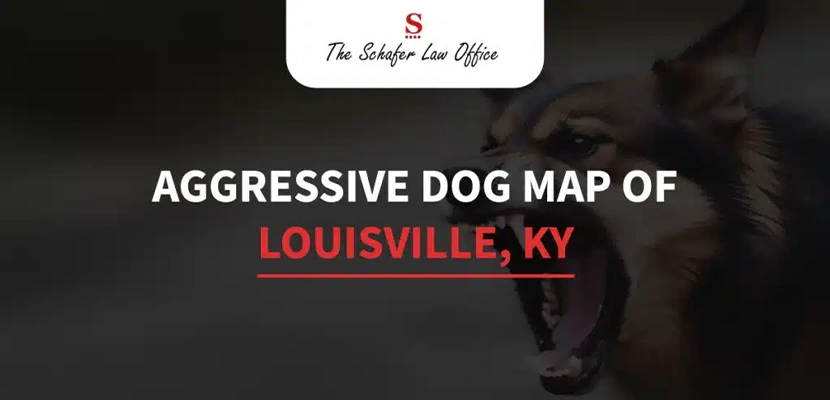 Aggressive Dog Map of Louisville, KY